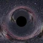 Impressie van een zwart gat